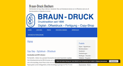 Desktop Screenshot of braun-druck.com